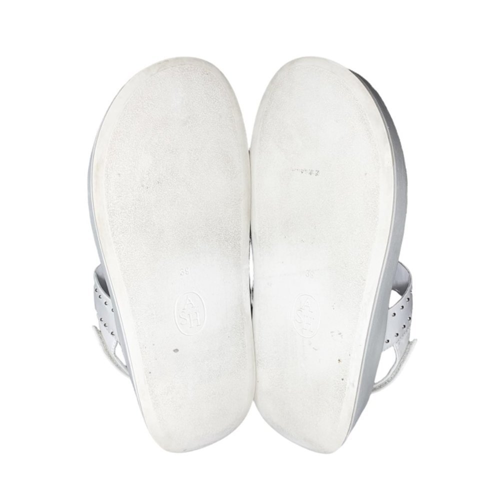 ASH Vivi Studded Leather Flatform Shoes - Picture 7 of 7